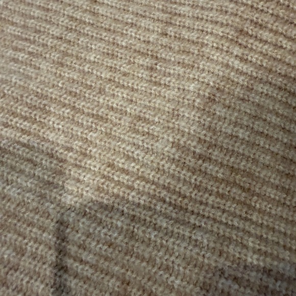 FRNCH Paris Wool Blend Tan Sweater Vest, Size Medium - Picture 7 of 10